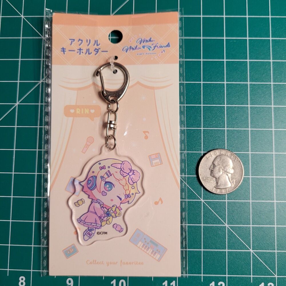Kagamine Rin Vocaloid MikuMiku Friends Pajama Party Acrylic Keychain